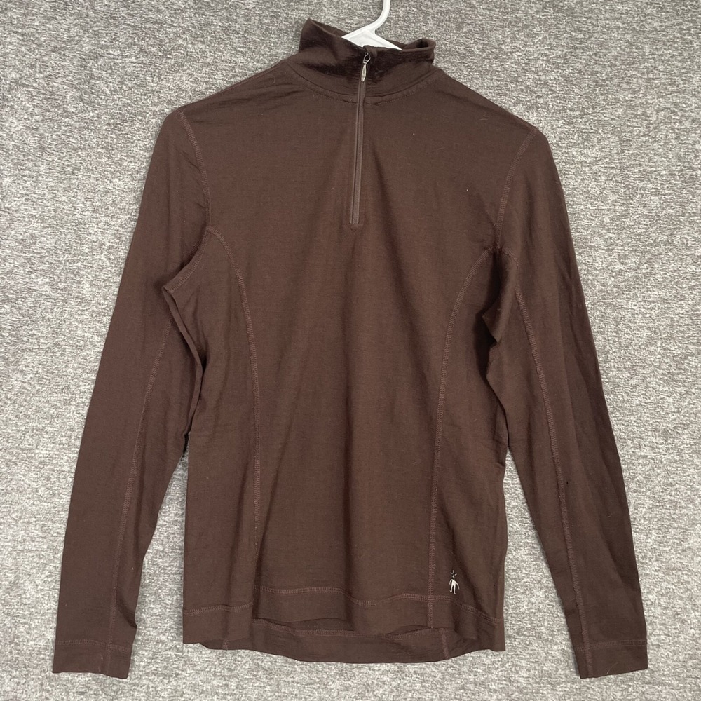 Smartwool Men's Brown Zip Up Sweater